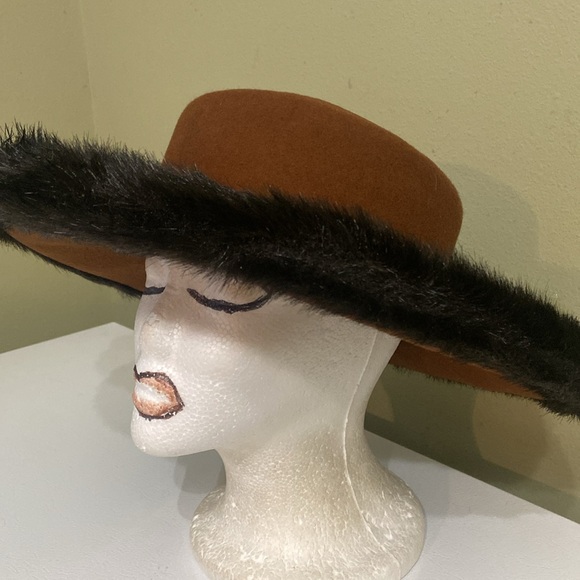 Beautiful Camel Brown Church Dress Hat